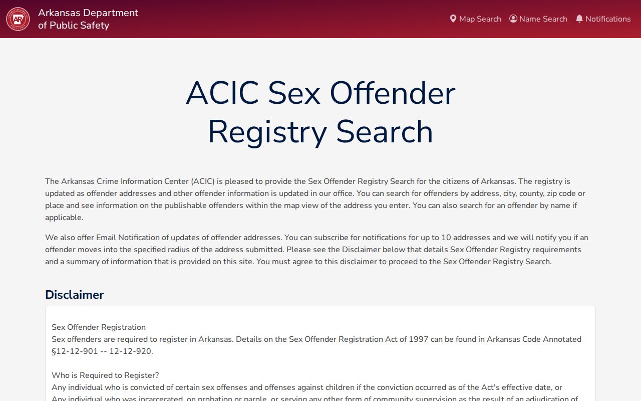 Arkansas Sex Offender Registry Stone County lookup